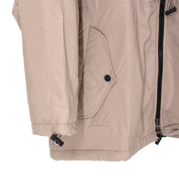 Essentials Fear Of God Storm Jacket Desert Taupe Coat Drawstring Waist M NEW - Picture 4 of 9